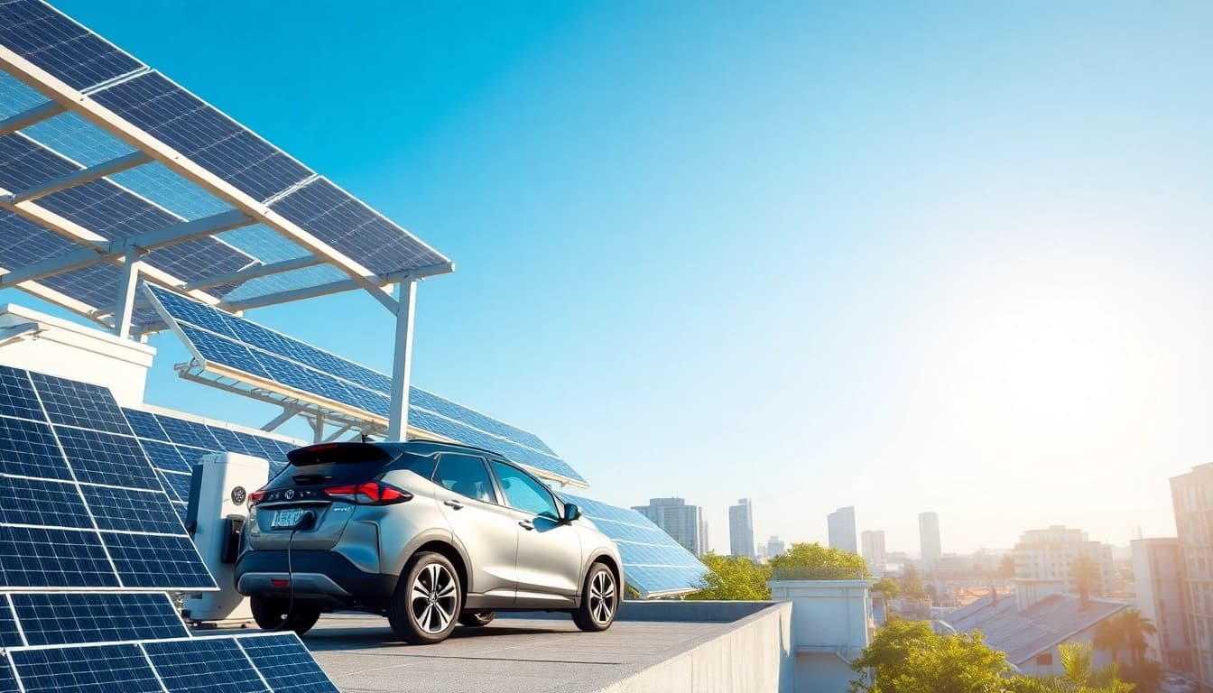 Solar Wien implementiert hochwertige Solarlösungen mit modernen PV-Anlagen auf einem urbanen Dach.
