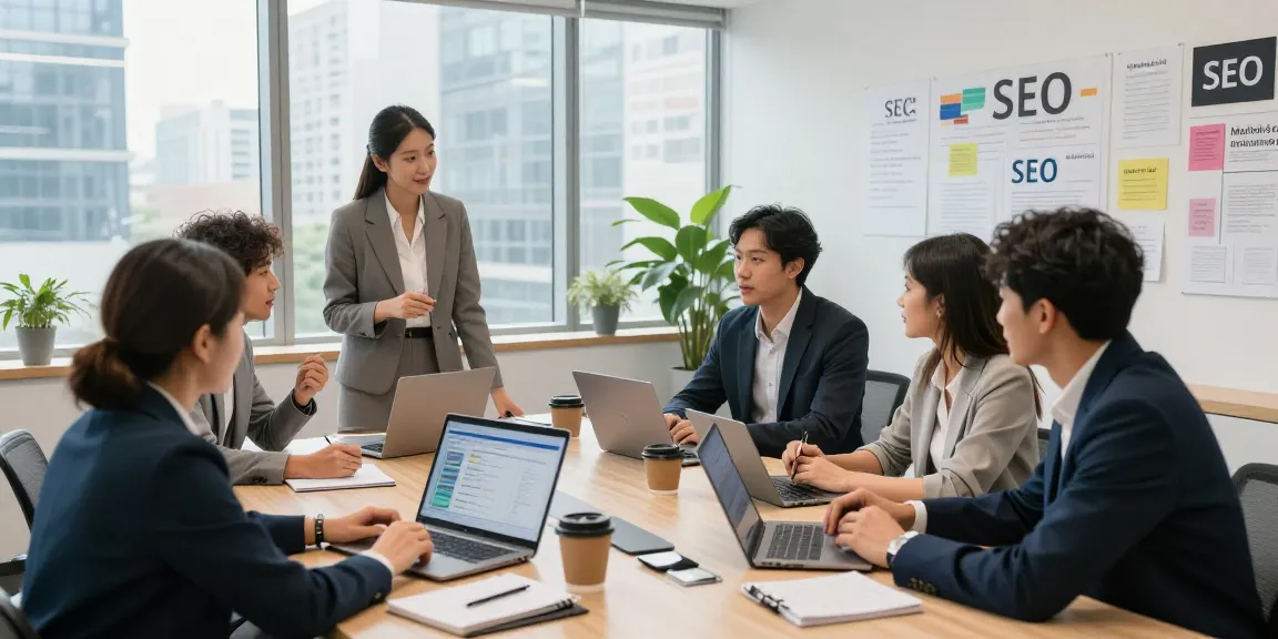 Zusammenarbeit unter SEO-Experten in einem modernen Büro zur Diskussion von Strategien für effektive SEO Beratung.