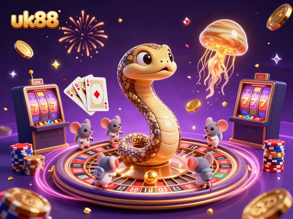 Experience exhilarating moments at uk88 with tiny astronauts betting on a roulette wheel among cosmic elements.