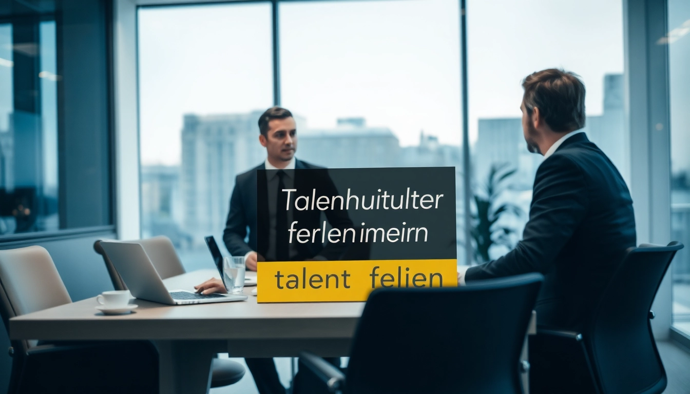 Headhunter Berlin vermittelt erfolgreich Talente in einem modernen Bürosettings.