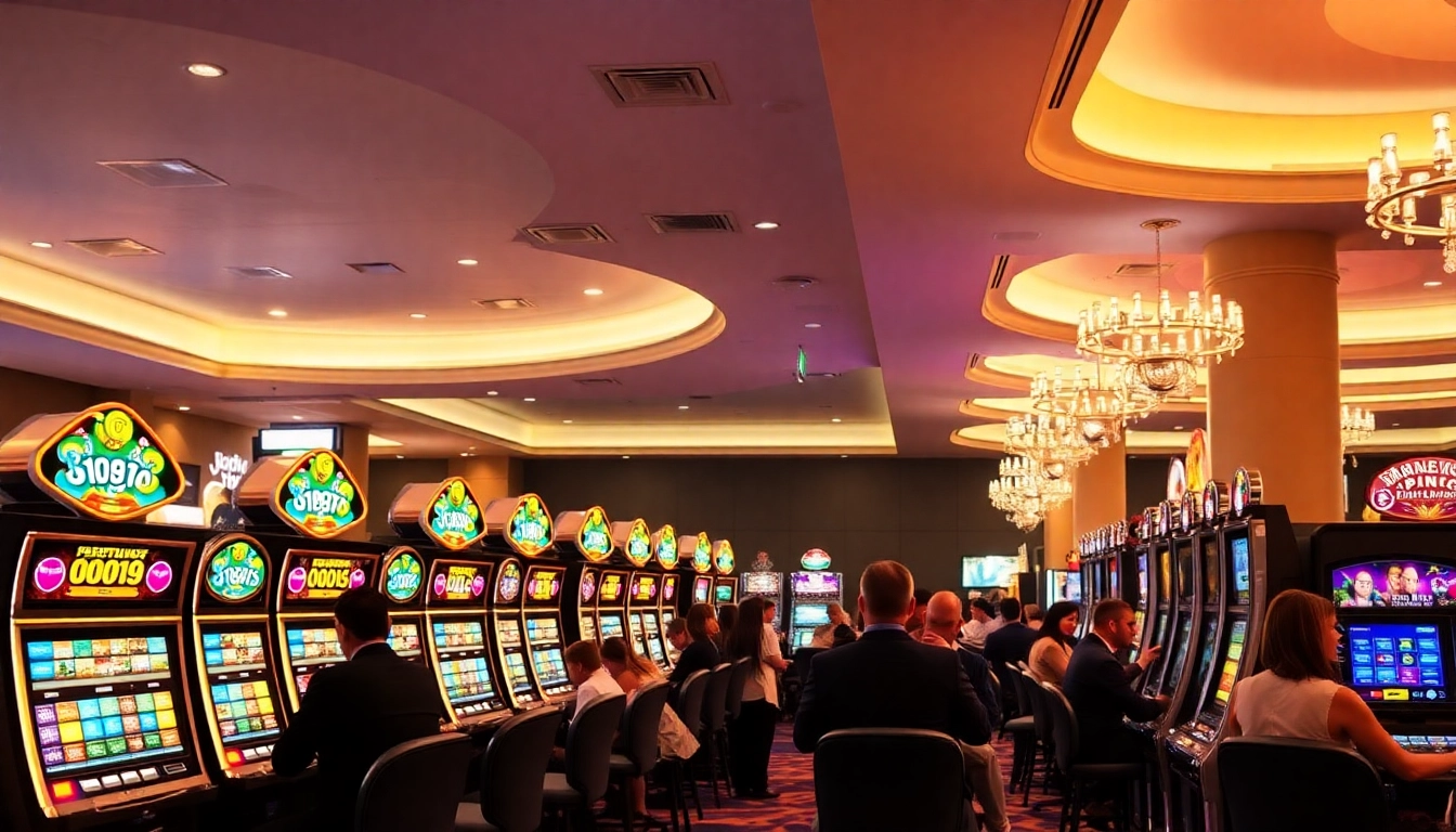 Spiele in Casinos online Deutschland mit Spielern an aufregenden Spielautomaten erleben.