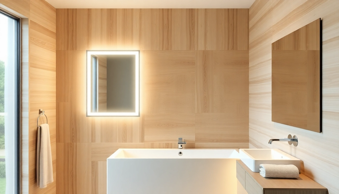 Erlebe die Funktionsweise eines Spiegelschrank LED, der elegantes Design und effiziente Beleuchtung vereint.
