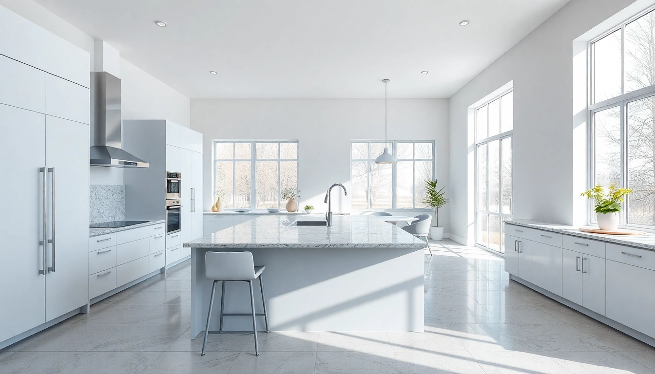 Revamped kitchen remodeling with modern features and bright natural light.