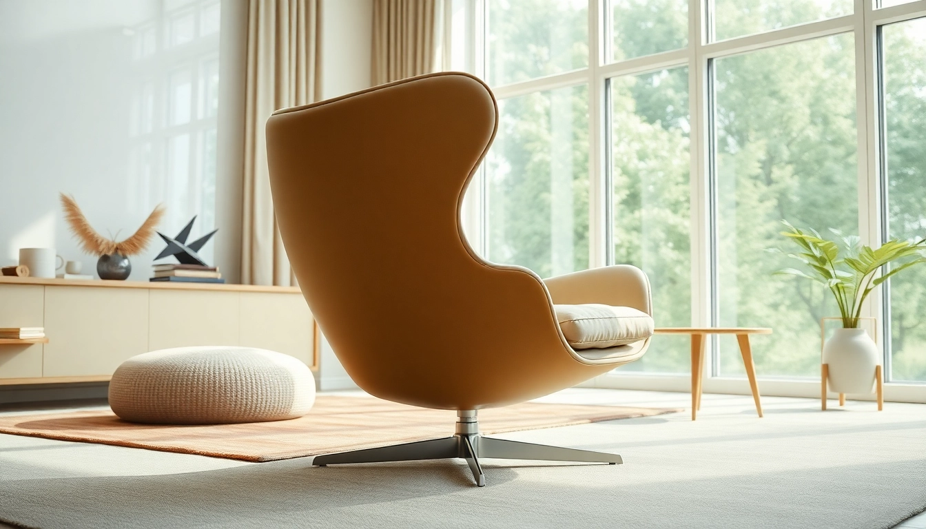Refurbished Vitra chair elegantly displayed in a cozy living room setting with modern decor.