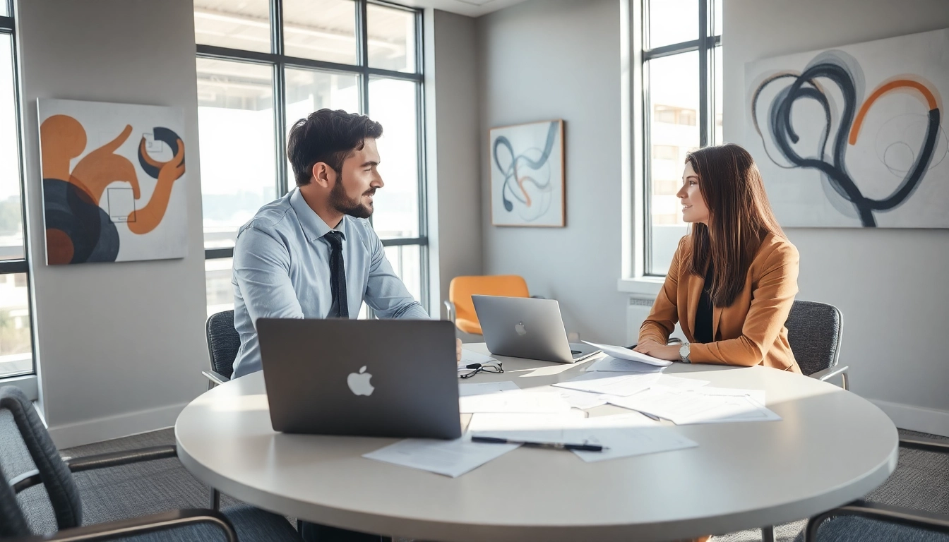 Headhunter Ingenieure beim Engagement mit den besten Ingeniekandidaten.