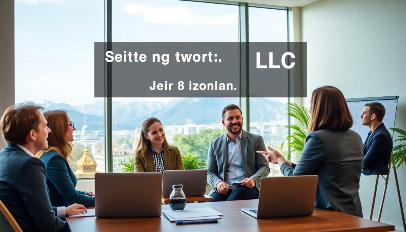 Beratung zum gmbh gründen schweiz in einem modernen Büro mit vielfältigen Klienten