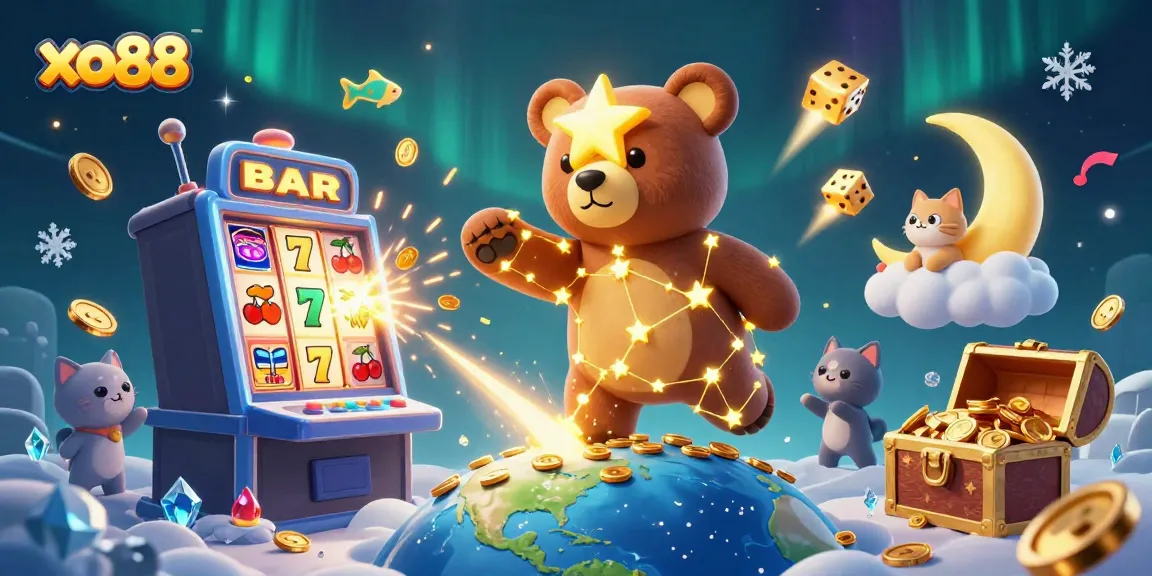 Experience big wins at xo88 with vibrant 3D gaming scenes and exciting casino elements.