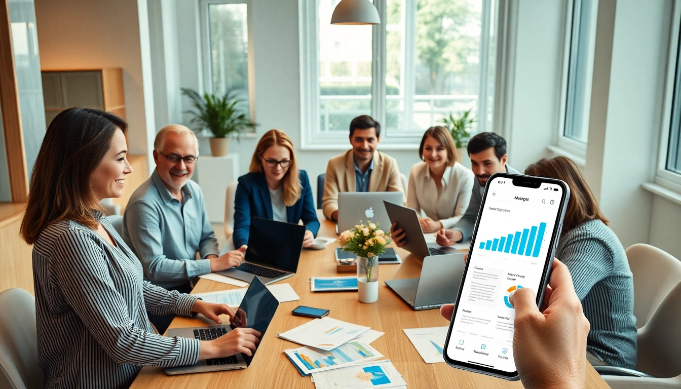 Showcase of a vibrant marketing agency team focused on werbeagentur pflege.