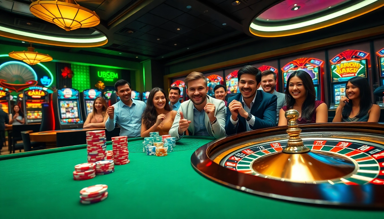 Exciting gameplay at 88i nhà cái featuring vibrant roulette and slot machines.