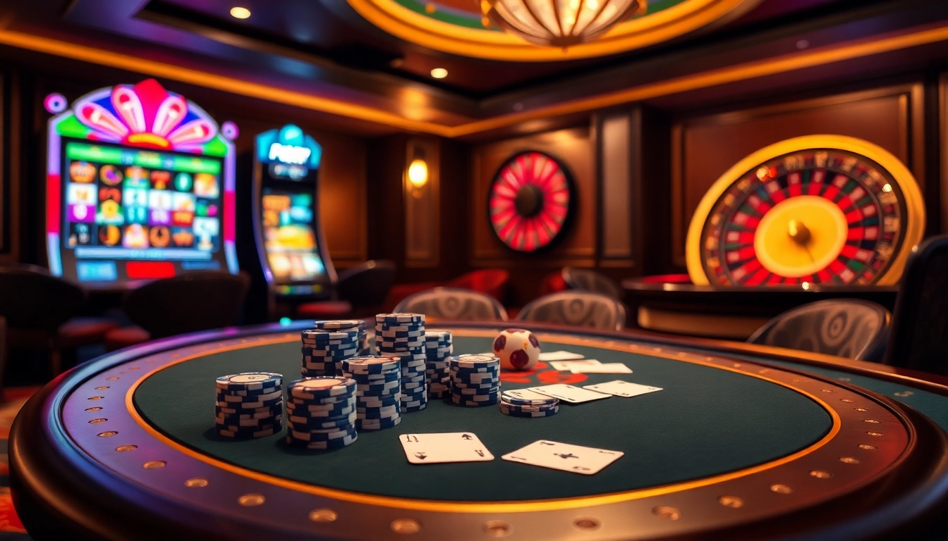 Experience thrilling gameplay with the 88i game at a luxurious casino table.