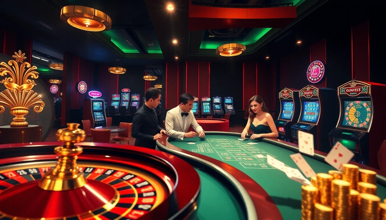 Experience thrilling gameplay at U888's premier casino, featuring poker tables and luxurious slot machines.