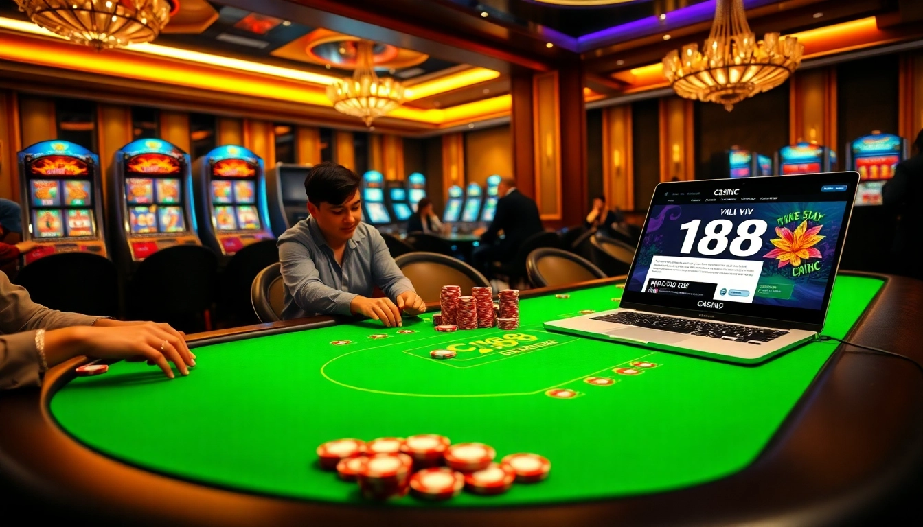 C168 VIP players engaged in high-stakes poker action at a luxurious casino table.