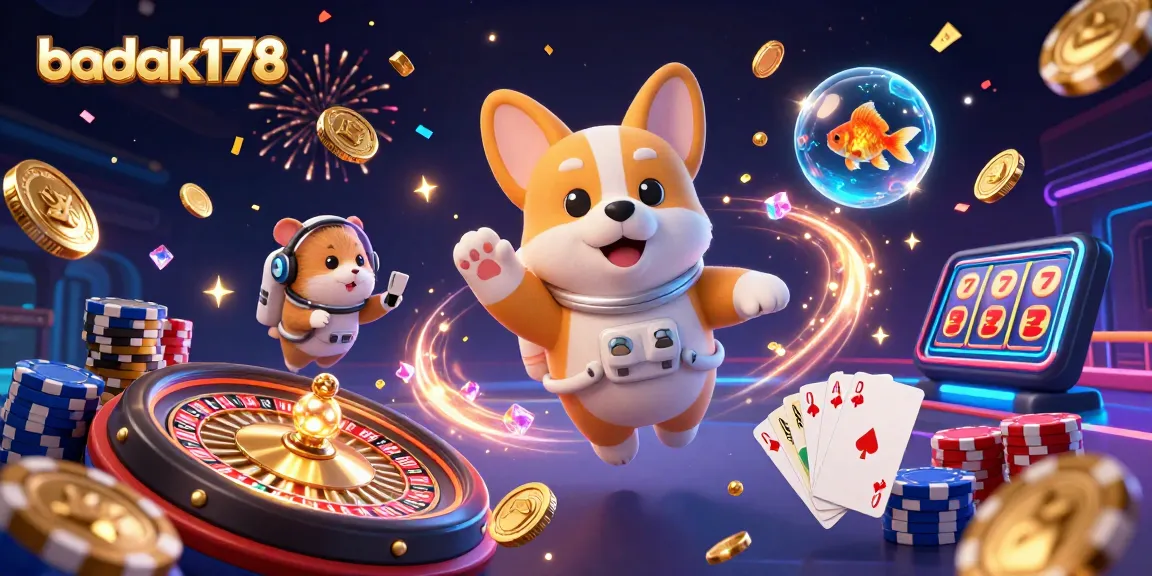 Experience thrilling gameplay with badak178 in an exciting space casino adventure.